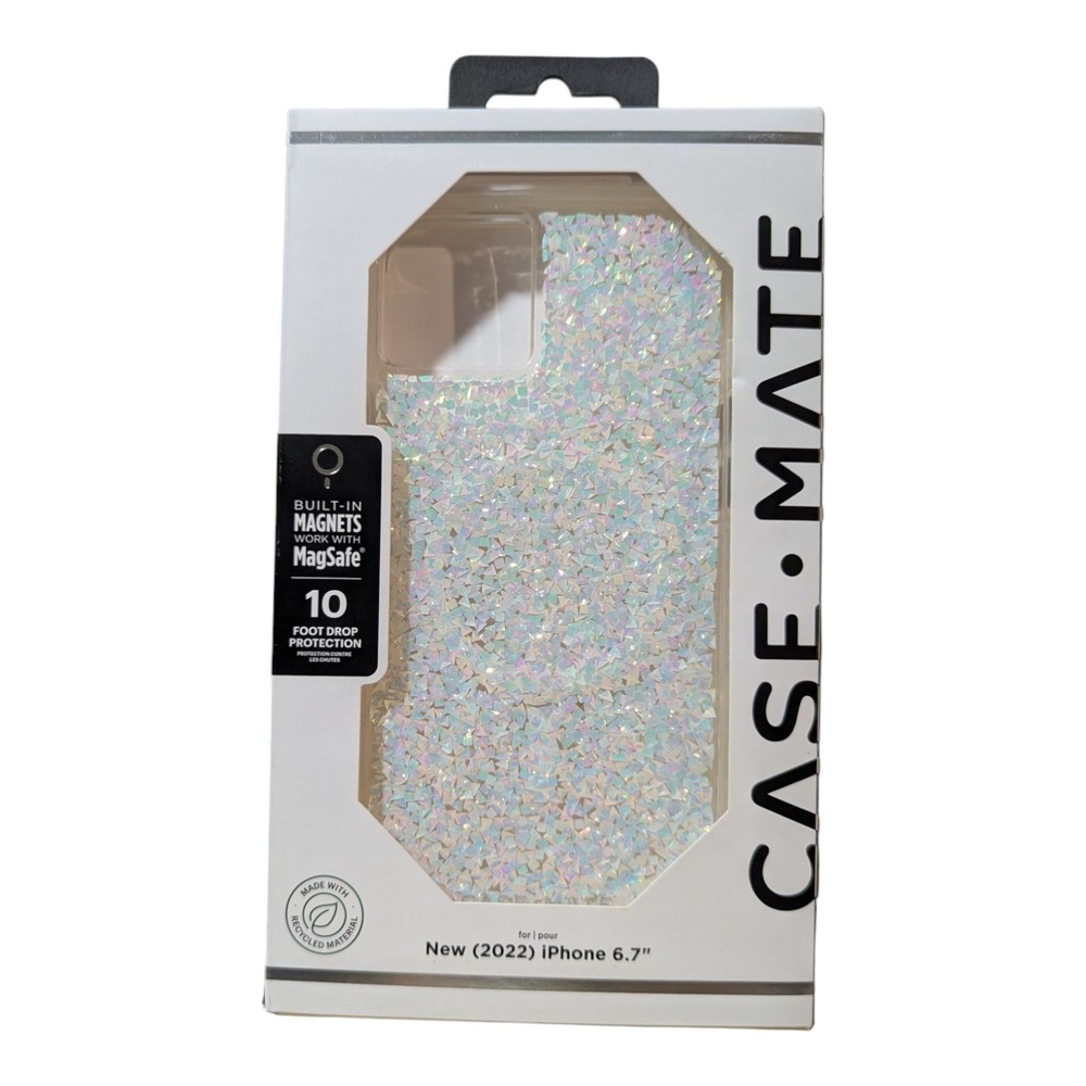O4. Case-Mate Twinkle Diamond MagSafe Case for Apple iPhone 14 Plus 6.7 Glitter